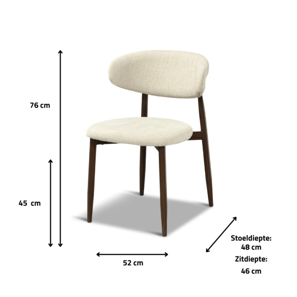 "Jess" - Chaise de salle à manger