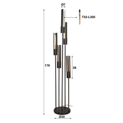 "Tube" - Staande lamp 176cm