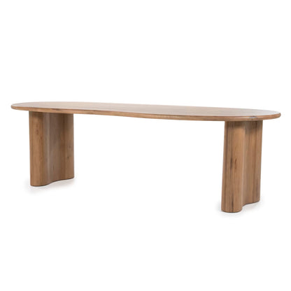 "Josh" - Table de salle à manger en bois organique 250cm