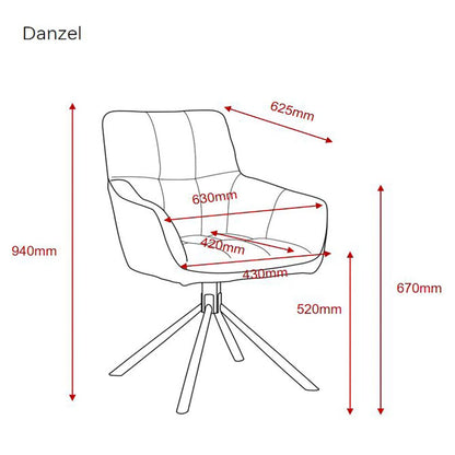 "Danzel" Chaise de salle à manger