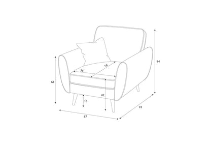 "Zara" - Fauteuil